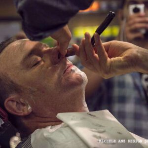 Rasatura della barba in stile classico Italiano