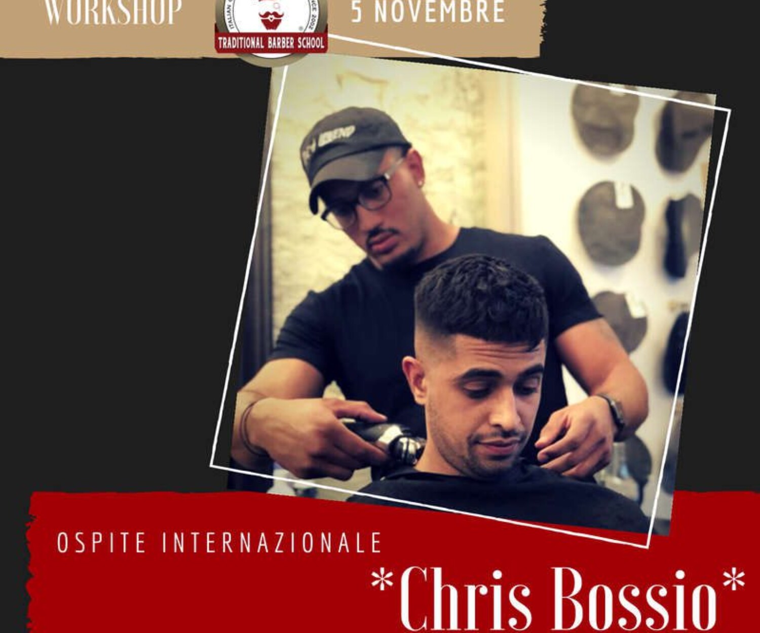 Locandina workshop con Chris Bossio